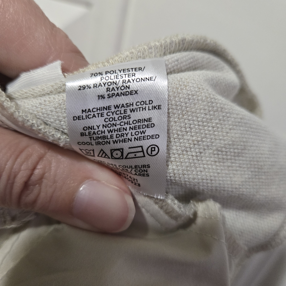 Loft Pants Pinstripe Casual Minimalist Comfort Core Loungewear Size M - Picture 6 of 9